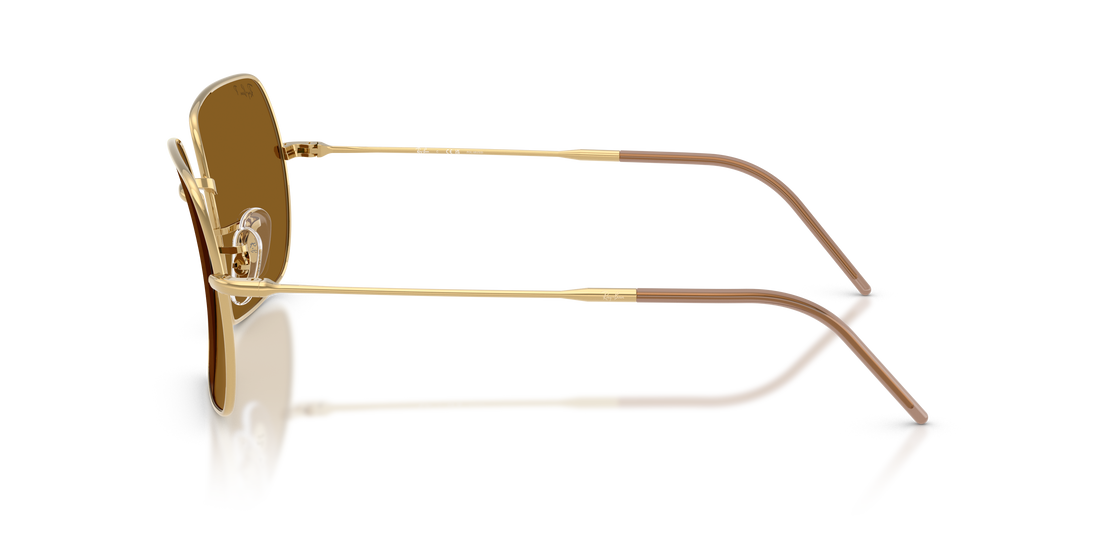 Óculos de sol ray-ban rbr0104s square reverse 001/83 dorado square femenino tamanho 56mm - Vista de detalhe