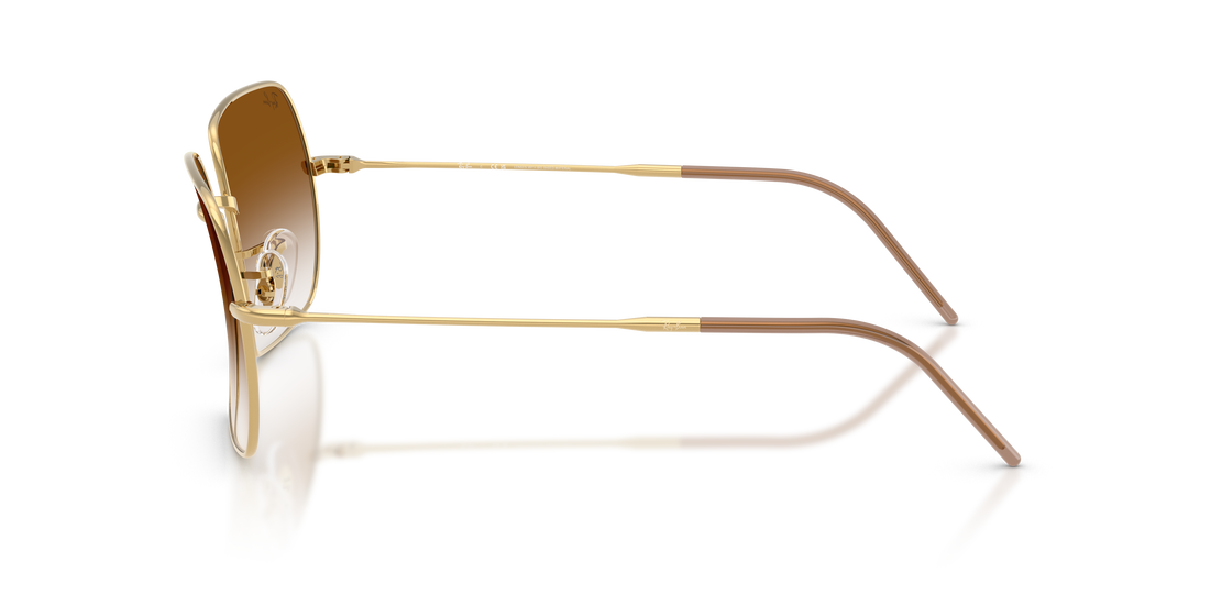 Óculos de sol ray-ban rbr0104s square reverse 001/cb dorado square femenino tamanho 56mm - Vista de detalhe