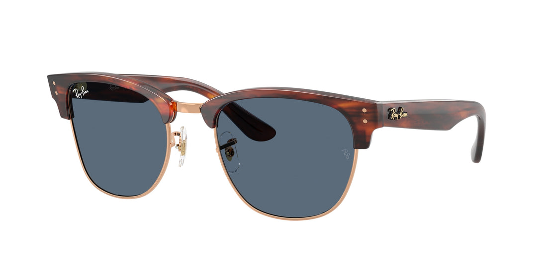 Óculos de sol ray-ban rbr0504s clubmaster reverse 13983a oro square unisex tamanho 51mm - Vista principal