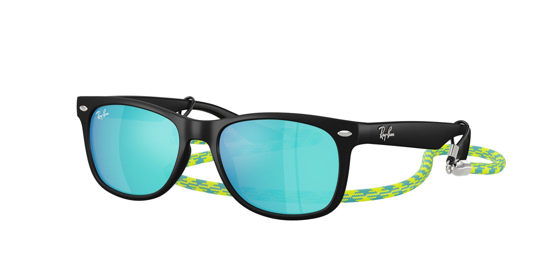 Óculos de sol ray-ban junior rj9052s junior new wayfarer 702855 negro square infantil tamanho 47mm - Vista principal
