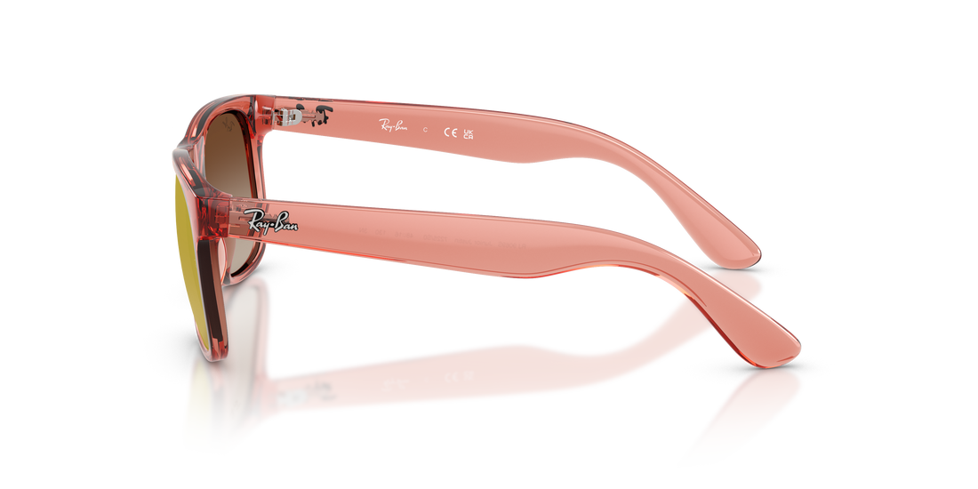 Gafas de sol ray-ban junior rj9069s junior justin 7225s0 rojo square infantil talla 48mm - Vista de detalle