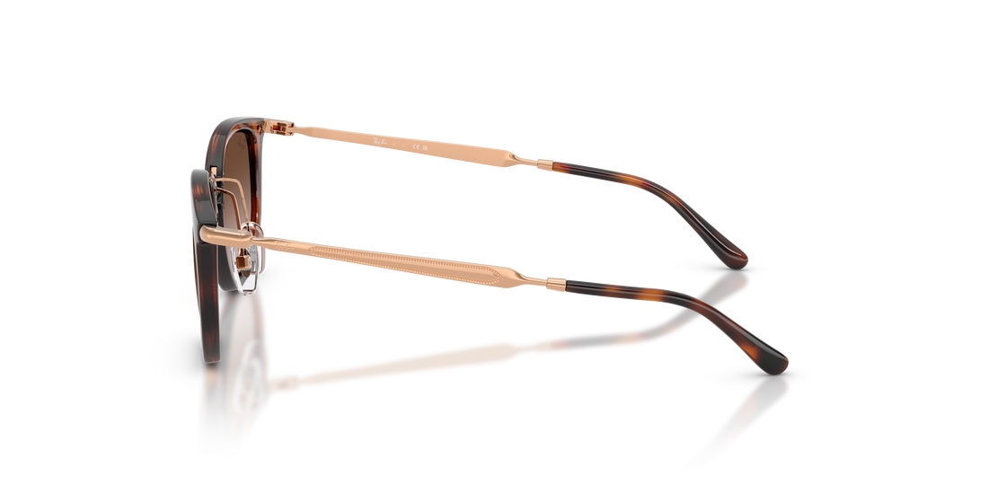 Gafas de sol ray-ban junior rj9085s 721913 marron irregular infantil talla 46mm - Vista de detalle