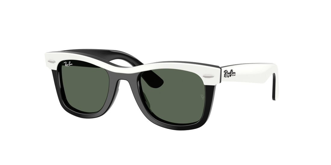 Sunglasses ray-ban junior rj9140s 721171 blanco square infantil size 45mm - Main view