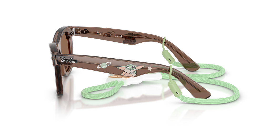 Occhiali da sole ray-ban junior rj9140s 722773 square infantil taglia 45mm - Vista dettagliata
