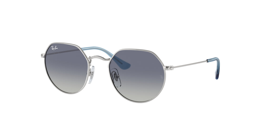 Sunglasses ray-ban junior rj9565s junior jack 212/4l plateado irregular unisex size 47mm - Main view