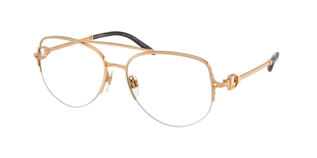 Occhiali da vista ralph lauren rl5127 9449 oro pilot femenino taglia 56mm - Vista principale