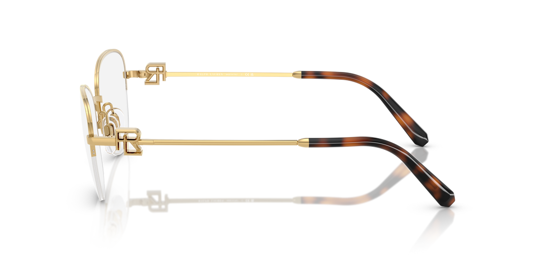 Occhiali da vista ralph lauren rl5129 9004 oro butterfly femenino taglia 54mm - Vista dettagliata