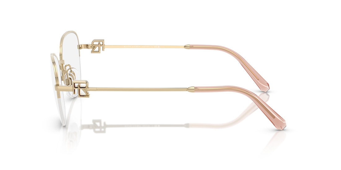 Occhiali da vista ralph lauren rl5129 9116 oro butterfly femenino taglia 56mm - Vista dettagliata