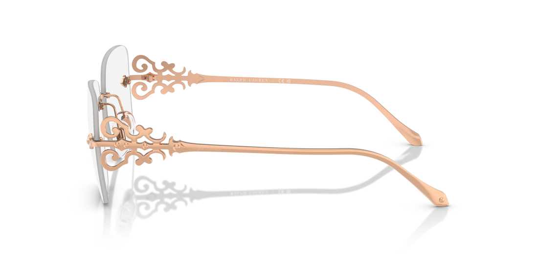 Occhiali da vista ralph lauren rl5130 9329 oro square femenino taglia 56mm - Vista dettagliata