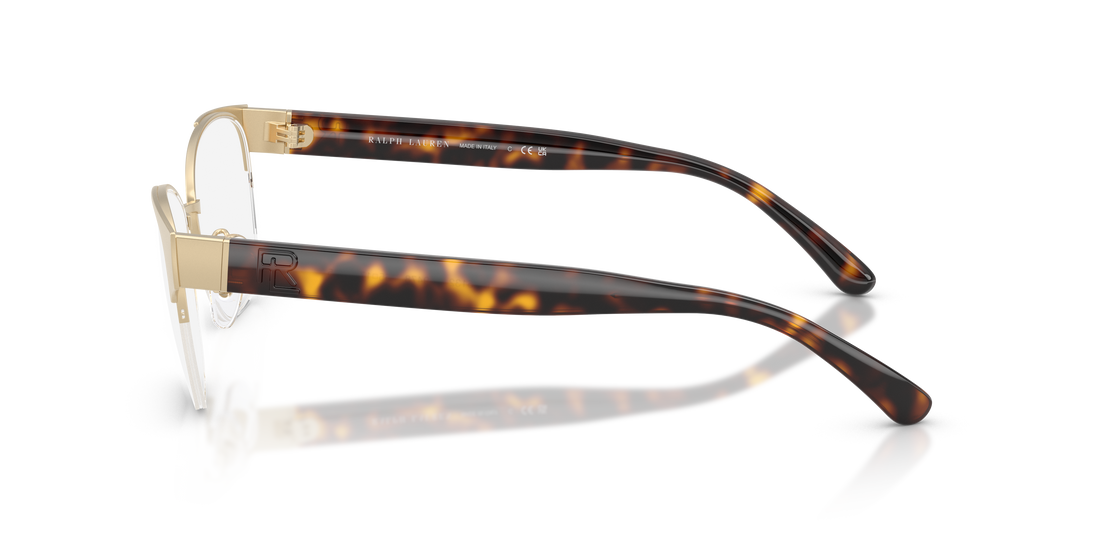 Occhiali da vista ralph lauren rl5132 9478 oro cat eye femenino taglia 53mm - Vista dettagliata