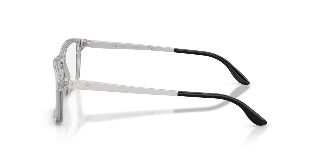 Occhiali da vista ralph lauren rl6128 5111 gris rectangular masculino taglia 55mm - Vista dettagliata