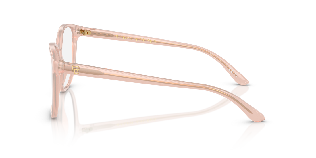 Occhiali da vista ralph lauren rl6222 6053 rosa cat eye femenino taglia 52mm - Vista dettagliata