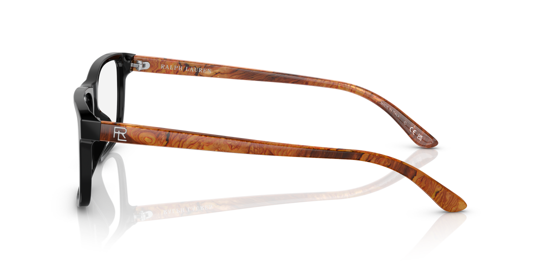 Óculos graduados ralph lauren rl6225u 5398 masculino tamanho 54mm - Vista de detalhe