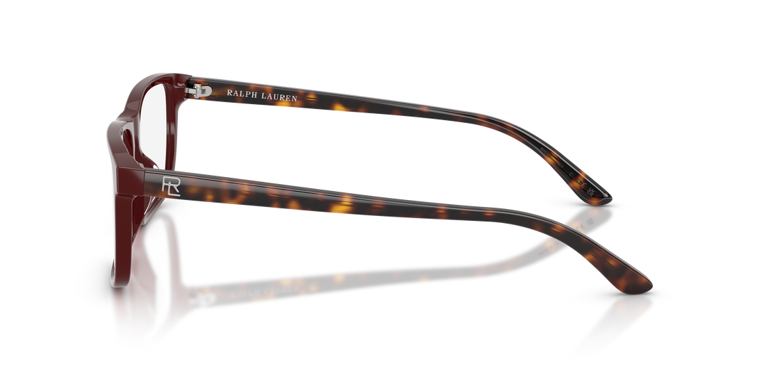 Occhiali da vista ralph lauren rl6225u 6311 rojo rectangular masculino taglia 54mm - Vista dettagliata