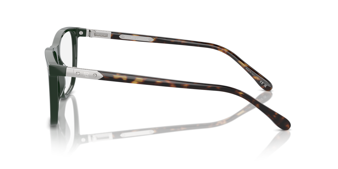 Occhiali da vista ralph lauren rl6242u 6140 verde square masculino taglia 55mm - Vista dettagliata