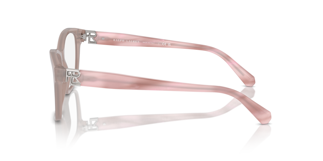Óculos graduados ralph lauren rl6243 6183 rosa cat eye femenino tamanho 54mm - Vista de detalhe