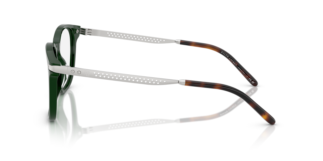 Brillen ralph lauren rl6248u 6140 verde square masculino größe 52mm - Detailansicht