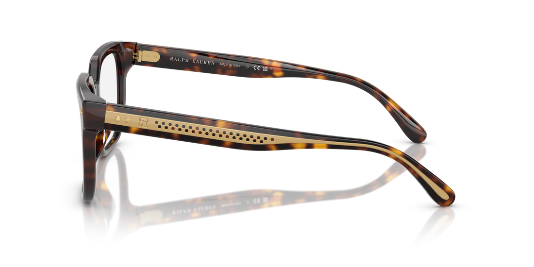 Brillen ralph lauren rl6249u 5003 marrón rectangular masculino größe 51mm - Detailansicht