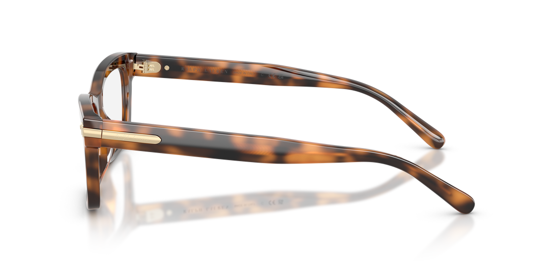 Occhiali da vista ralph lauren rl6255u 6089 havana rectangular femenino taglia 53mm - Vista dettagliata