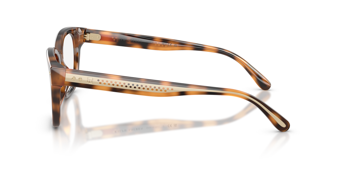 Occhiali da vista ralph lauren rl6258u 6089 havana rectangular unisex taglia 52mm - Vista dettagliata