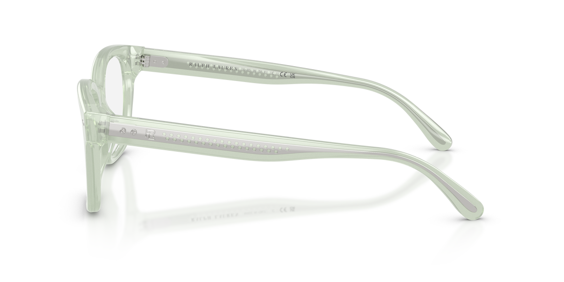 Occhiali da vista ralph lauren rl6258u 6308 verde rectangular unisex taglia 52mm - Vista dettagliata