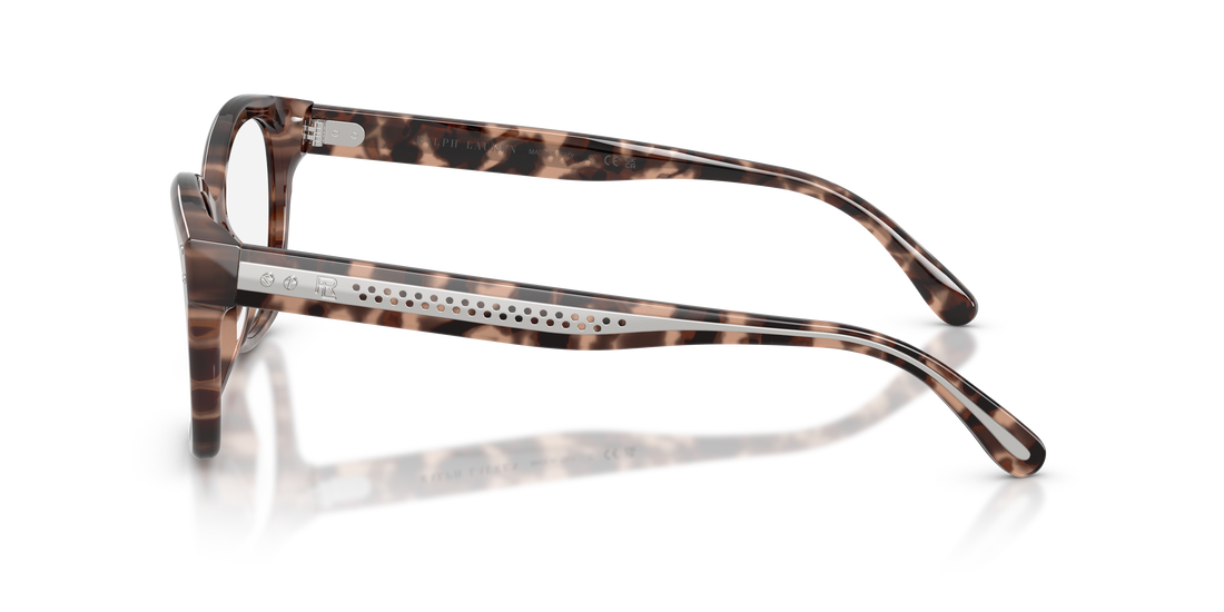 Occhiali da vista ralph lauren rl6259u 6307 havana cat eye unisex taglia 55mm - Vista dettagliata