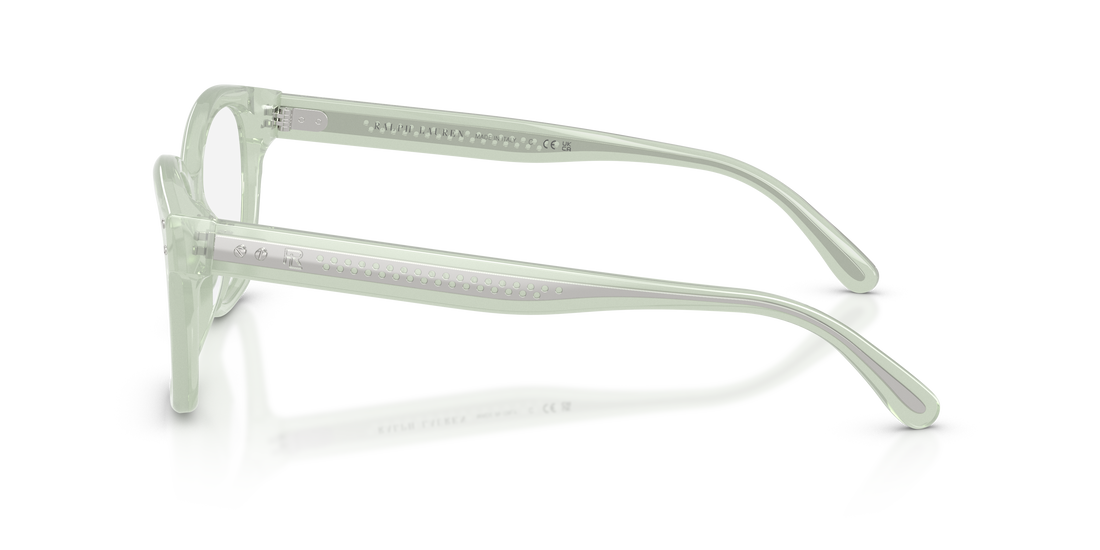 Occhiali da vista ralph lauren rl6259u 6308 verde cat eye unisex taglia 53mm - Vista dettagliata