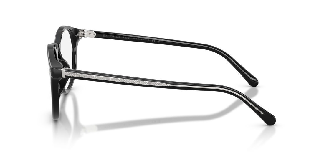 Occhiali da vista ralph lauren rl6263u 5001 negro oval masculino taglia 51mm - Vista dettagliata