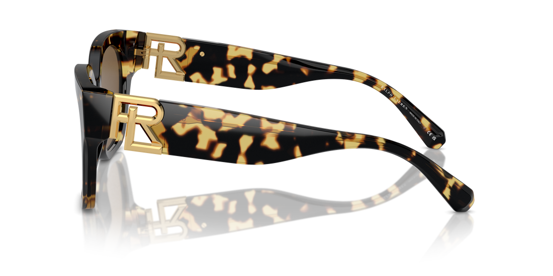 Gafas de sol ralph lauren rl8221 the overszed ricky 500473 marron butterfly femenino talla 55mm - Vista de detalle