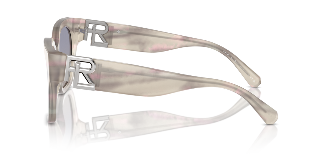 Gafas de sol ralph lauren rl8221 the overszed ricky 61774l gris butterfly femenino talla 55mm - Vista de detalle