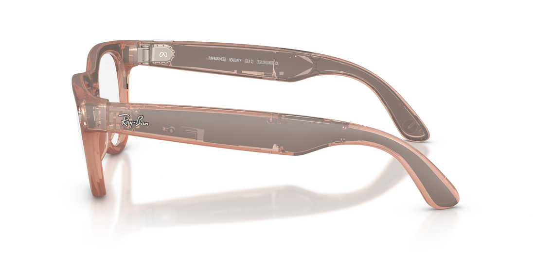 Lunettes de vue ray-ban meta rw4013 headliner 68901z pantos unisex taille 50mm - Vue détaillée