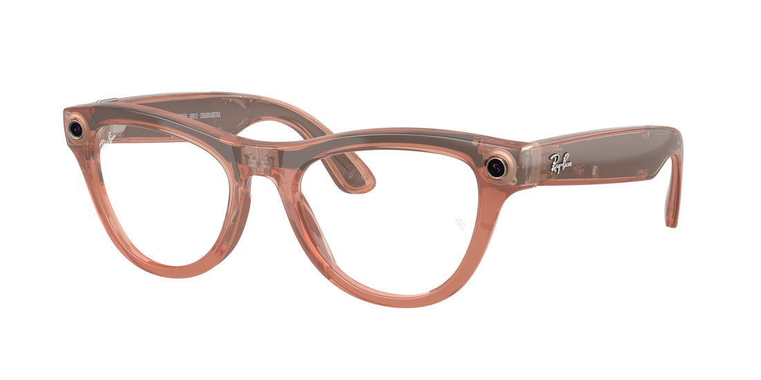Lunettes de vue ray-ban meta rw4014 skyler 6778m4 rosa cat eye unisex taille 52mm - Vue principale
