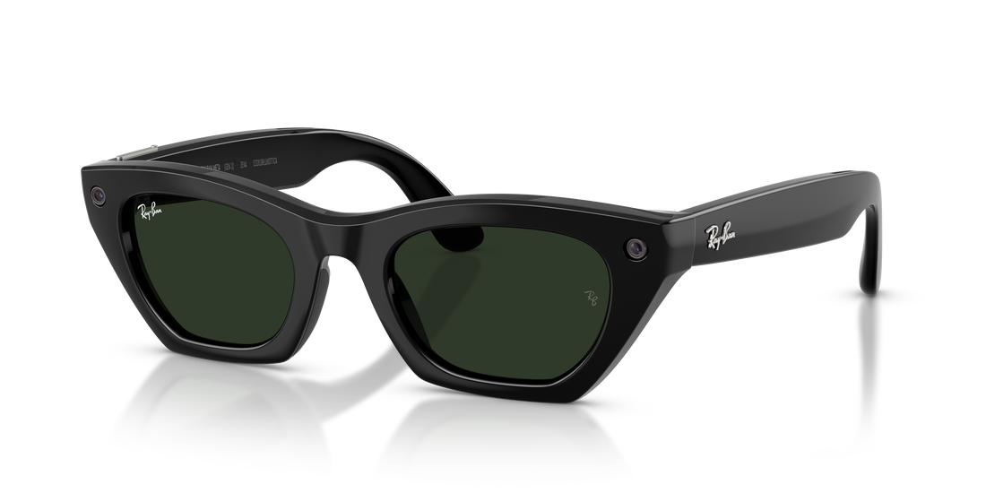 Lunettes de soleil ray-ban meta rw4015 zena 601/1m negro cat eye unisex taille 49mm - Vue détaillée