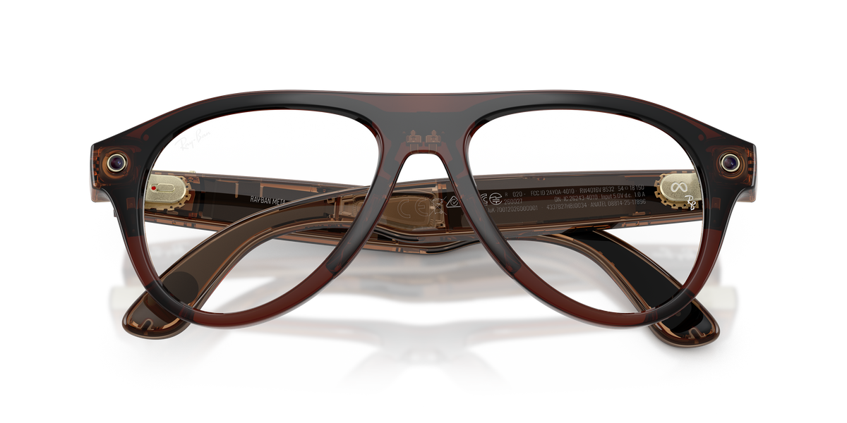 RAY-BAN META RW4016V AVIATOR OPTICS 8532 54