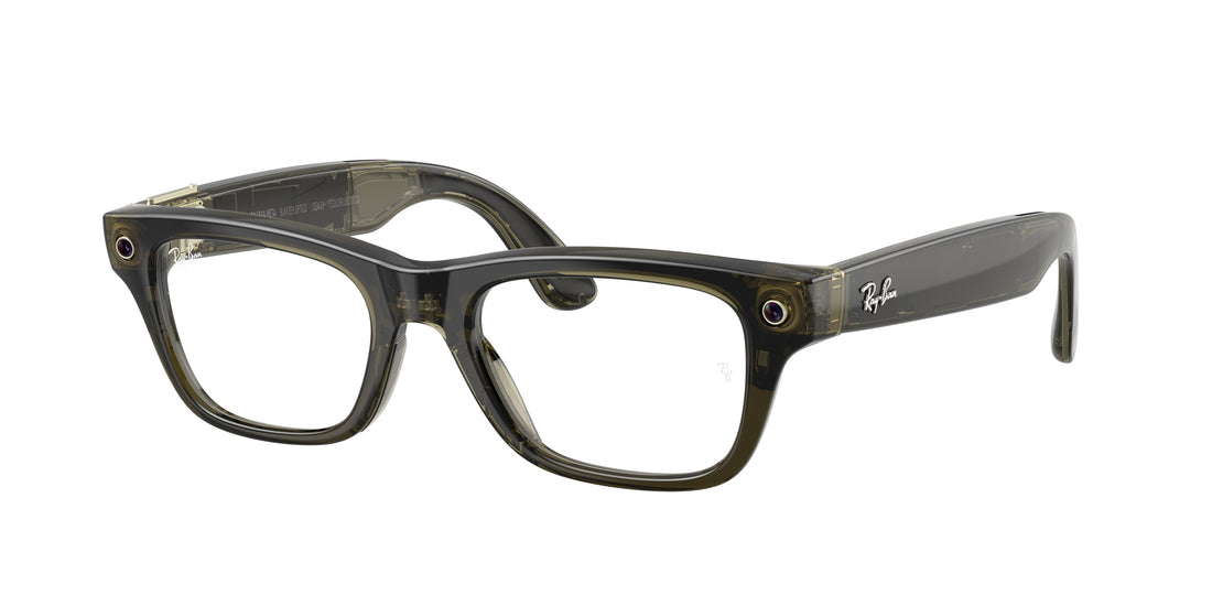 Lunettes de vue ray-ban meta rw7001 blayzer optics 8530 verde rectangular unisex taille 50mm - Vue principale