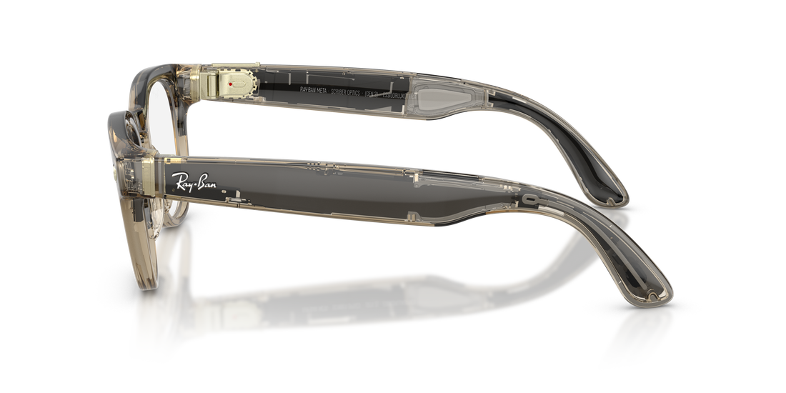 Lunettes de vue ray-ban meta rw7002 scriber optics 8531 beis pantos unisex taille 49mm - Vue détaillée
