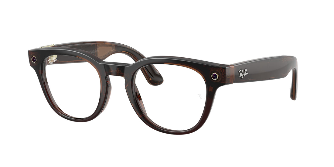 Lunettes de vue ray-ban meta rw7002 scriber optics 8532 marrón pantos unisex taille 49mm - Vue principale