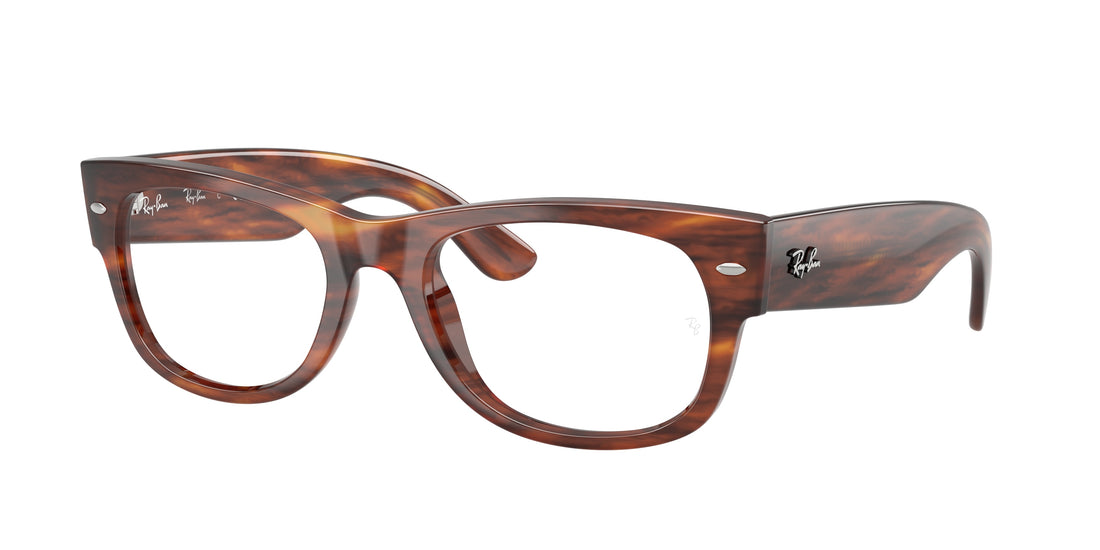 Prescription glasses ray-ban rx0832v mega wayfarer ii 2144 marron square unisex size 52mm - Main view