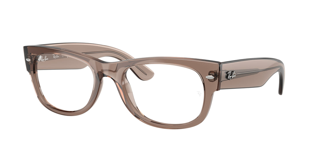 Prescription glasses ray-ban rx0832v mega wayfarer ii 8457 marron square unisex size 52mm - Main view