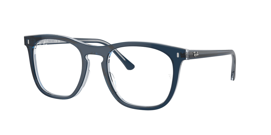 Óculos graduados ray-ban rx2210v 8324 azul unisex tamanho 53mm - Vista principal