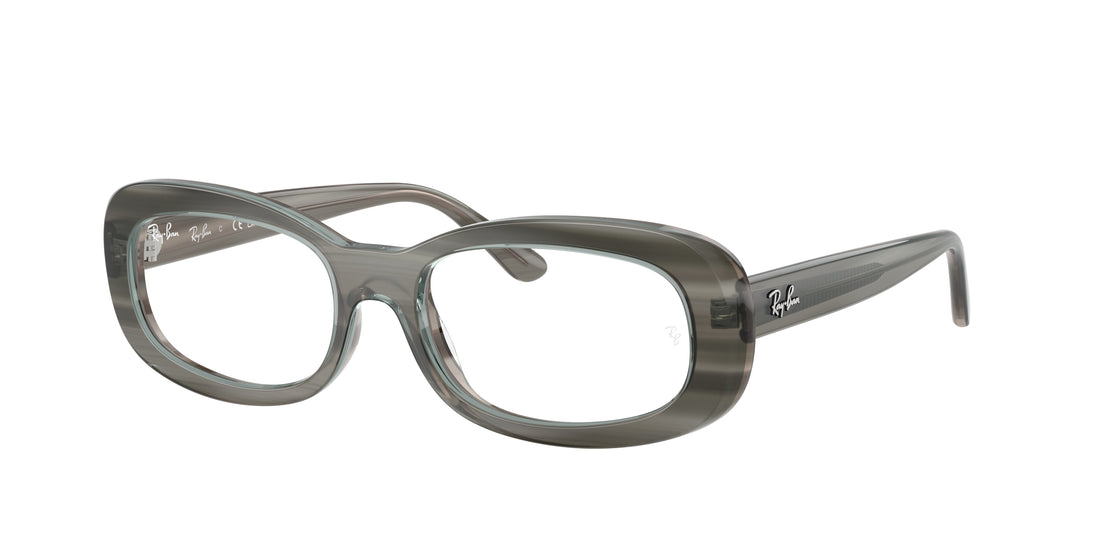 Occhiali da vista ray-ban rx2221v 8453 gris oval femenino taglia 53mm - Vista principale