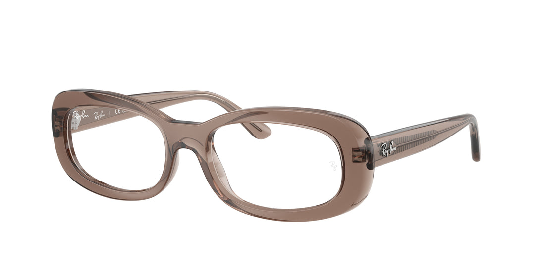 Occhiali da vista ray-ban rx2221v 8457 marron oval femenino taglia 51mm - Vista principale