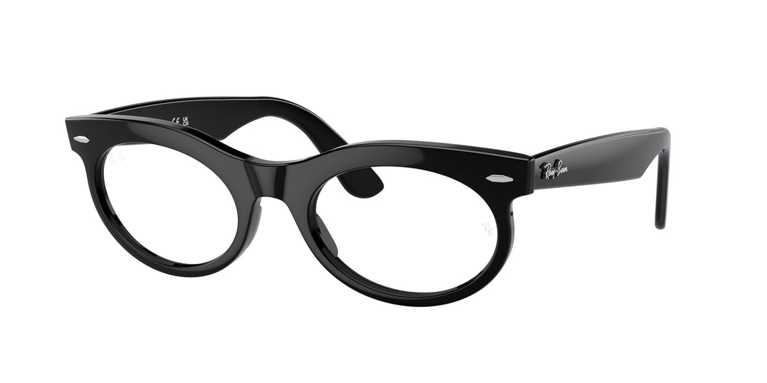Brillen ray-ban rx2242v wayfarer oval 2000 negro oval unisex größe 53mm - Hauptansicht