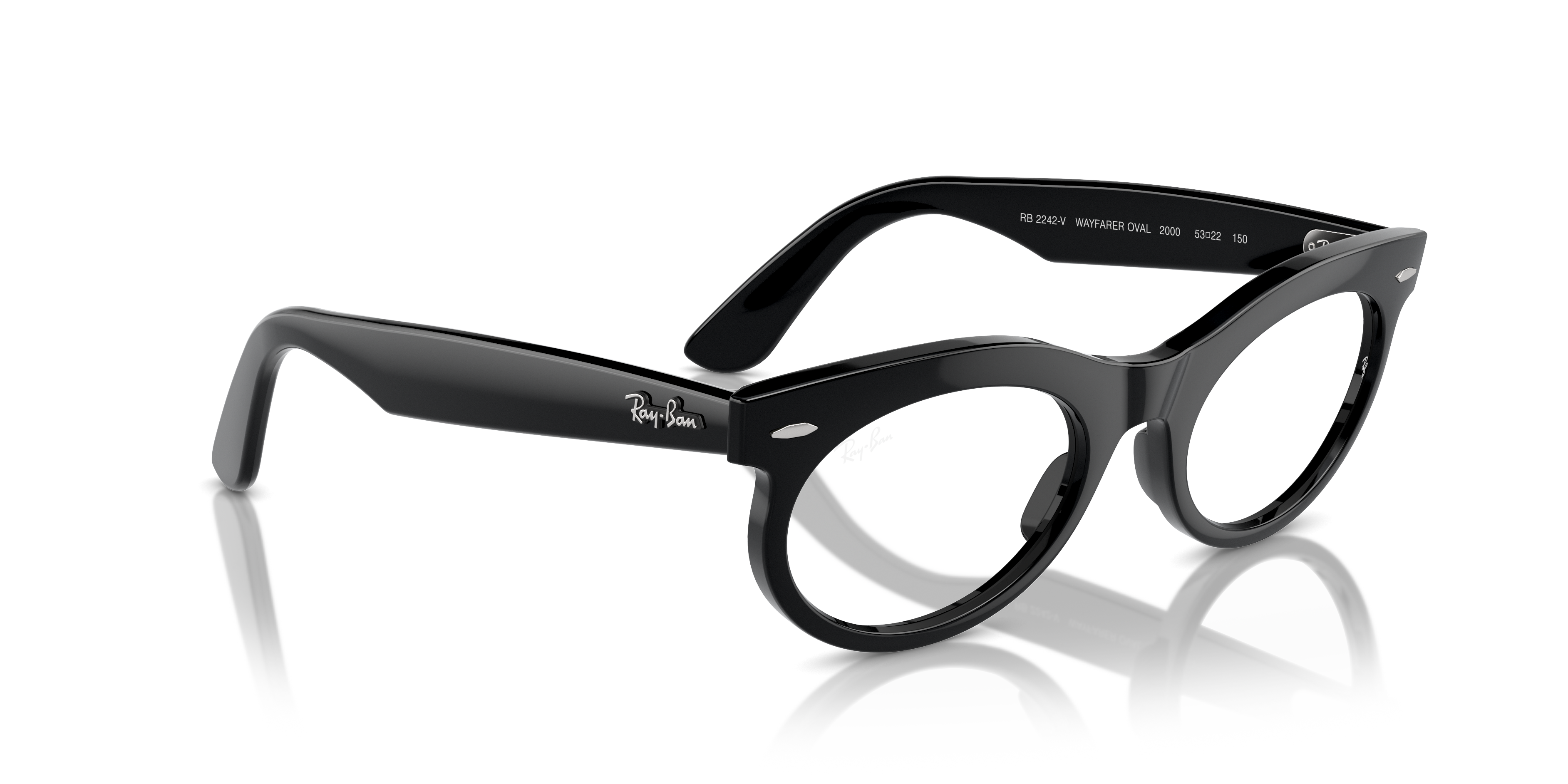 RAY-BAN RX2242V WAYFARER OVAL 2000 53