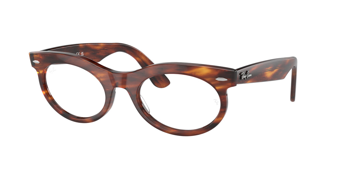 Brillen ray-ban rx2242v wayfarer oval 2144 marron oval unisex größe 53mm - Hauptansicht