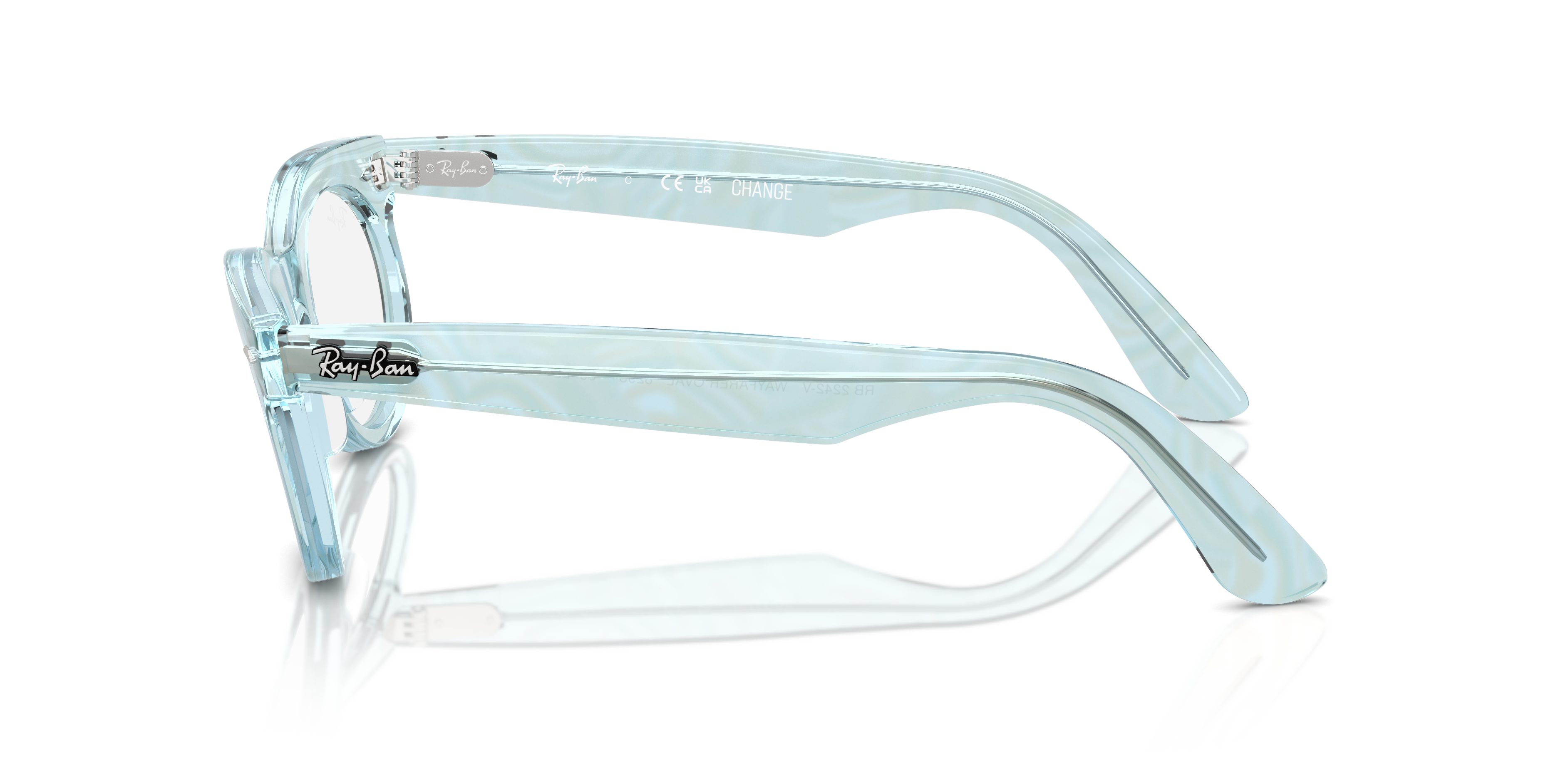 RAY-BAN RX2242V WAYFARER OVAL 8293 50