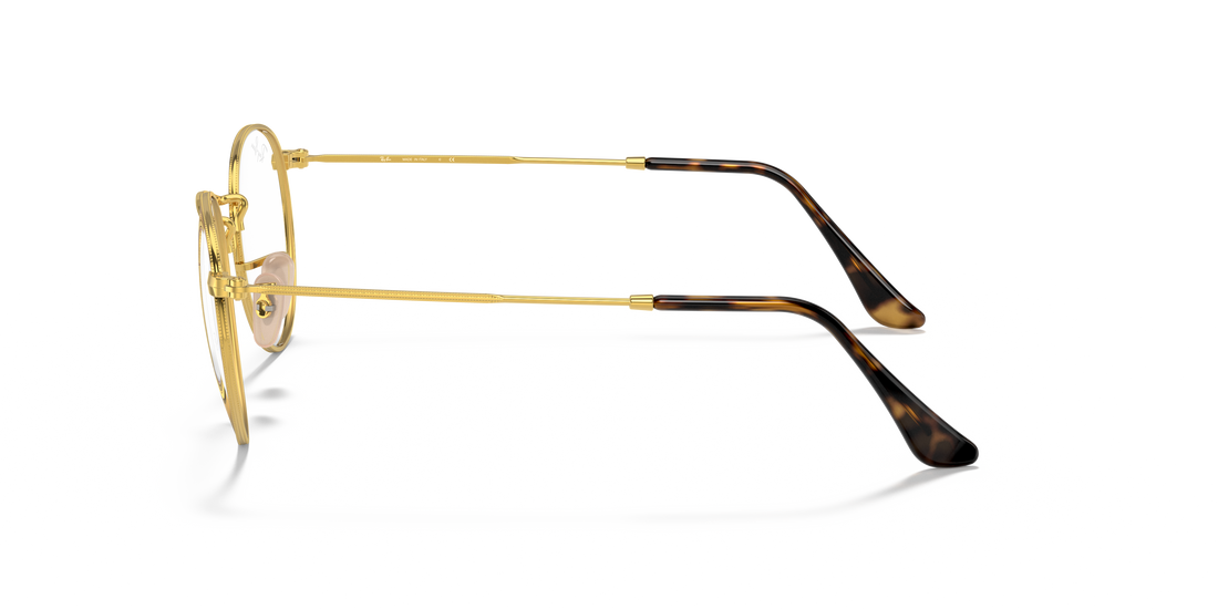 Brillen ray-ban rx3447v round metal 2945 . größe 53mm - Detailansicht