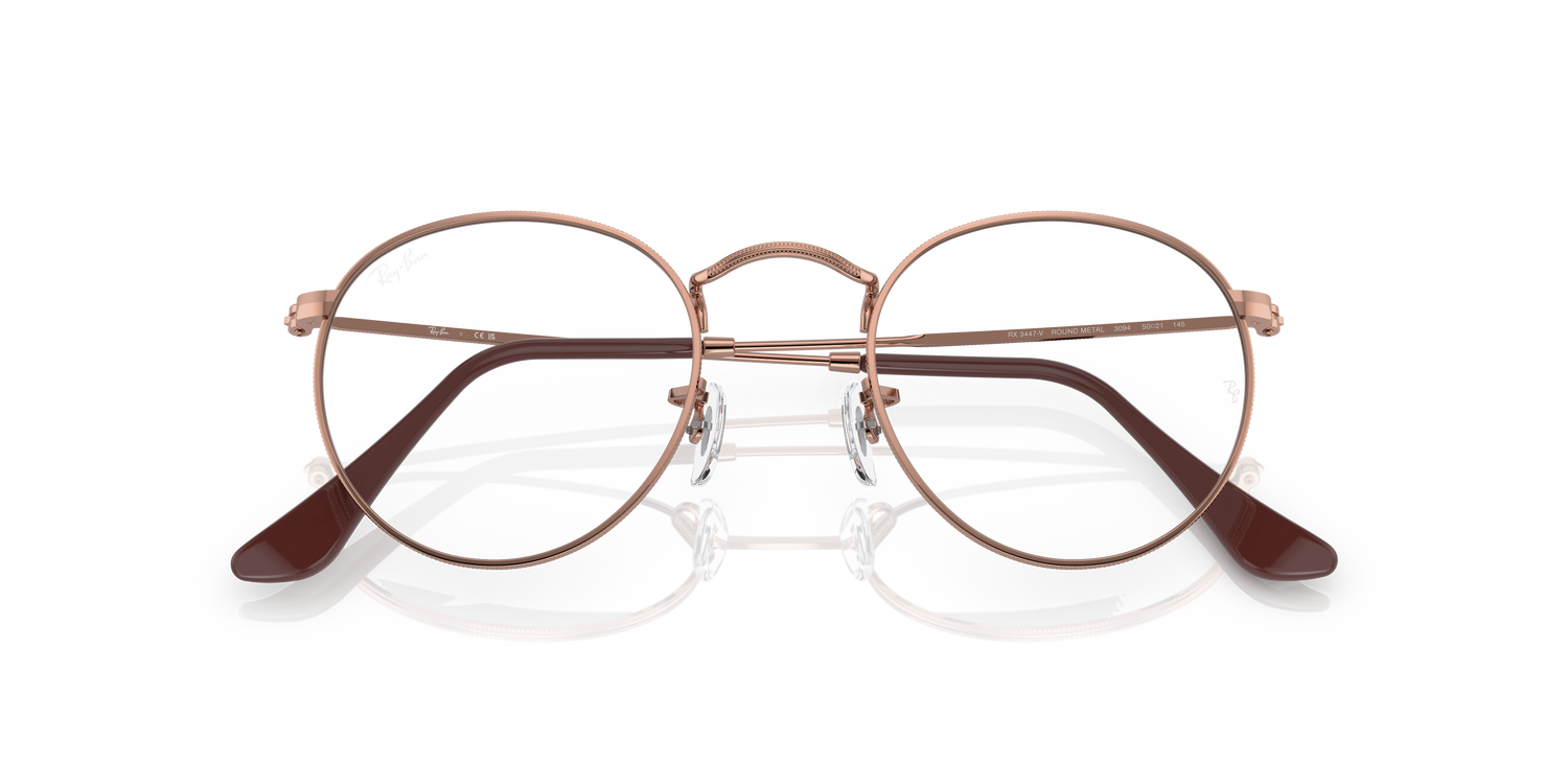 RAY-BAN RX3447V ROUND METAL 3094 50
