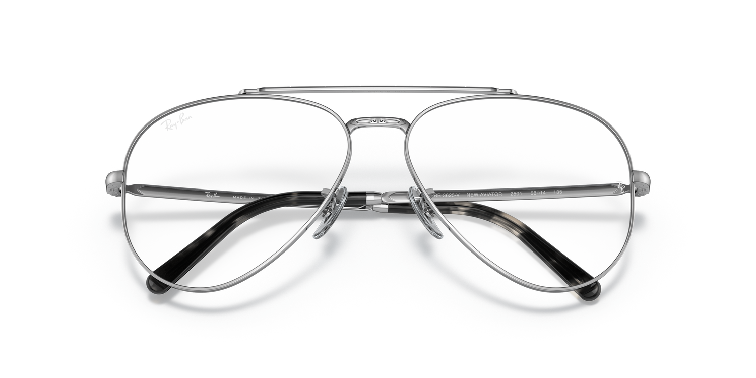 RAY-BAN RX3625V NEW AVIATOR 2501 58