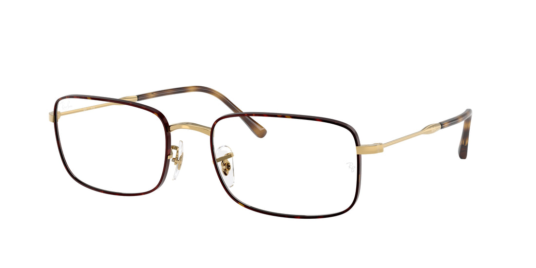 Occhiali da vista ray-ban rx3746v 3177 carey irregular unisex taglia 56mm - Vista principale